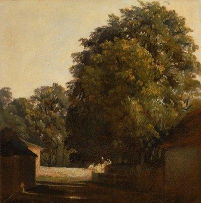 Landscape with Chestnut Tree by Peter de Wint